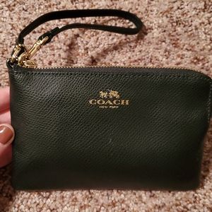 Coach Black Wristlet